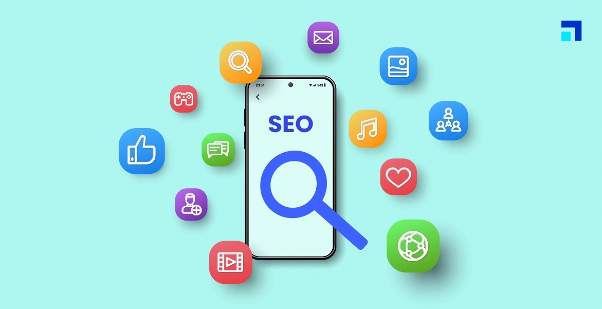 Smartphone displaying